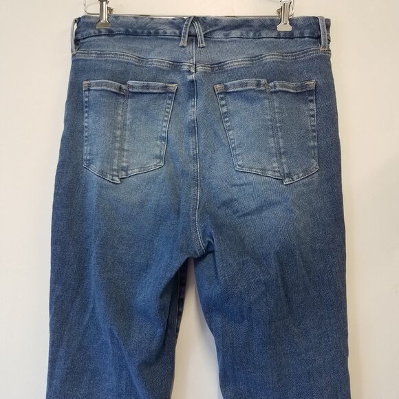 Good American Jeans 16 Good Waisted Skinny Cropped GWCSBP941T Indigo326 Denim - Picture 9 of 11